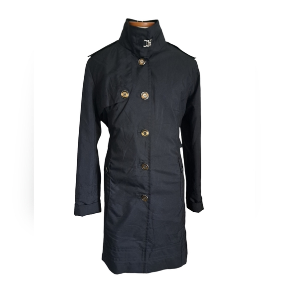 Alexander Julian Jackets & Blazers - ALEXANDER JULIAN AMERICAN MODERN short trench jacket wool blend liner black XL